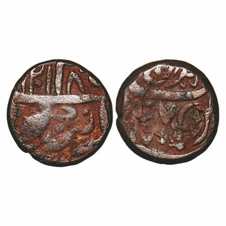 Kalsia State, Copper Paisa, 17.91g, Sikh Chieftaincies, issued by Sardar Jodh Singh (1785-