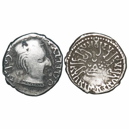 Western Kshatrapas, Kardamaka Dynasty, Viradaman (c. 234-238 AD) s/o Damasena, Silver Drac
