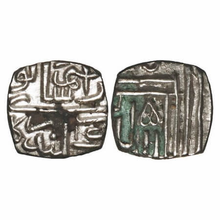 Malwa Sultanate, Silver 1/8 Tanka, 1.26g, Ibrahim Shah Lodi (Delhi) (cAH 927-932 / 1521-15