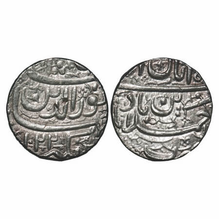 Jahangir, Silver Rupee, 11.44g, Ahmadabad Mint, AH 1022, Muzayyan couplet, Month 'Aban'. K
