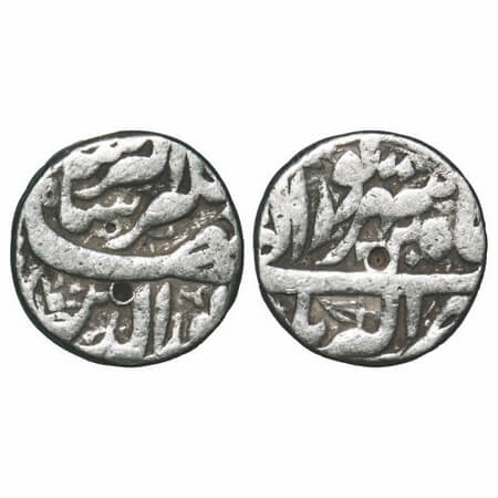 Jahangir, Silver Rupee, 11.20g, Akbarnagar Mint, 20 RY, Month ' Shahrewar'. KM 145.4 type.