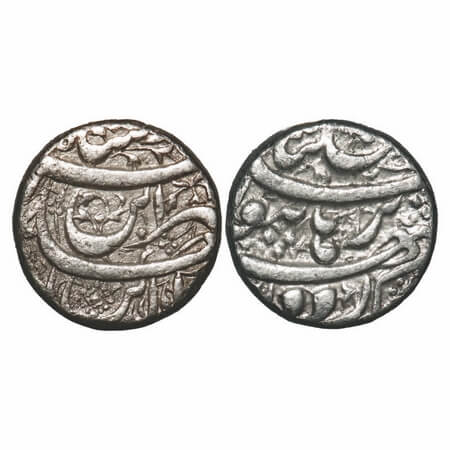 Jahangir, Silver Rupee, 11.25g, Burhanpur Mint, 'Din Panah' Couplet, 9 RY. KM 149.10 type.