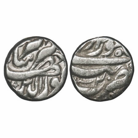 Jahangir, Silver Rupee, 11.10g, Tatta Mint, Ilahi Type, Month 'Khurdad', 20 RY. KM 145.17.