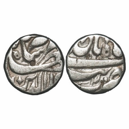 Jahangir, Silver Rupee, 11.10g, Tatta Mint, Ilahi Type, Month 'Aban', 20 RY. KM 145.17. Ve