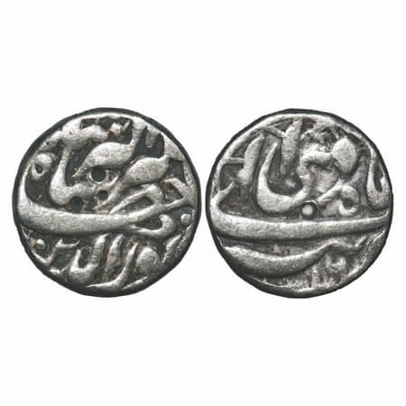 Jahangir, Silver Rupee, 11.36g, Tatta Mint, Ilahi and decorative Type, Month 'Di', 16 RY. 