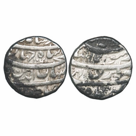 Shah Jahan I, Silver Rupee, 11.38g, Bhakkar Mint, Ilahi type, AH 1041. KM 224.7 type. Abou