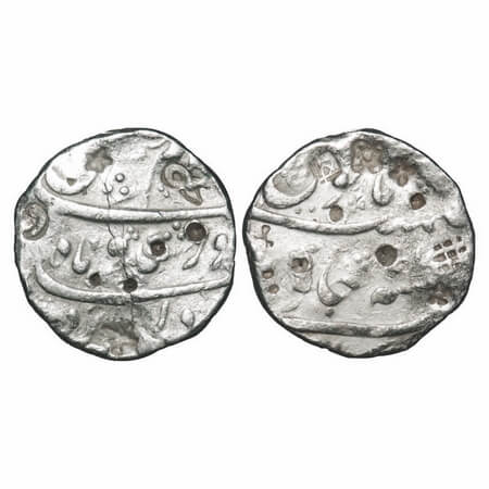 Kam Baksh, Silver Rupee, 11.04gm, Torgal Mint hardly seen, Ahad (1) RY. KM 336.7. Very Fin
