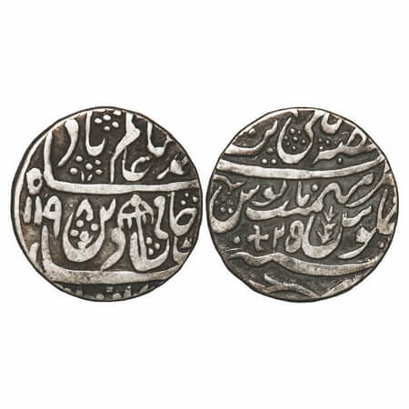 Rohilkhand, Silver Rupee, 10.88g, Faizullah Khan, Qasbah Panipat Mint, INO Shah Alam II, A