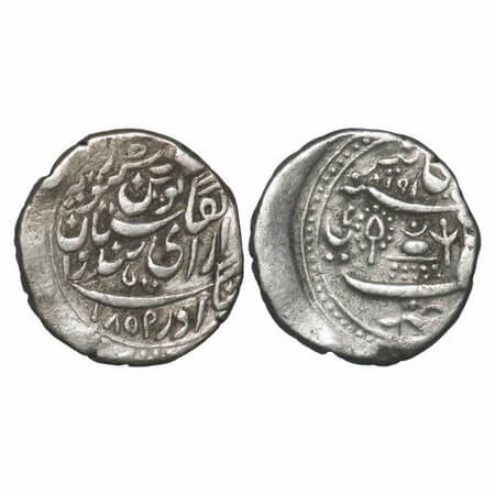Bikanir, Silver Rupee, 11.30g, Dungar Singh, INO Queen Victoria, Bikanir Mint, VS 1916 / 1