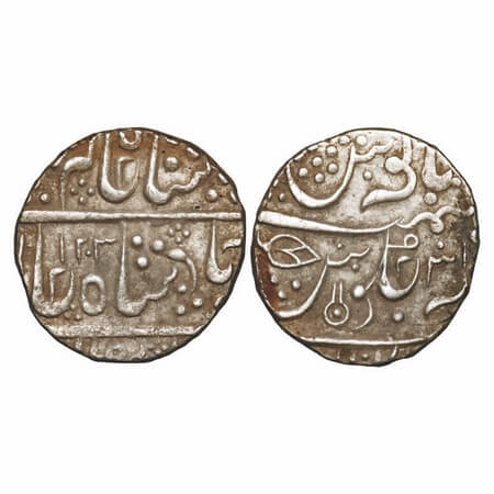 Indore, Silver Rupee, 11.24g, Ahalyabai (AH 1179-1210 / 1765-1795 AD), (Malharnagar) Mint,