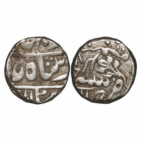 Jhalawar, Silver Rupee, 11.25g, Madan Singh (1837-1845 AD), Jhalawar Mint, Madan shahi ser