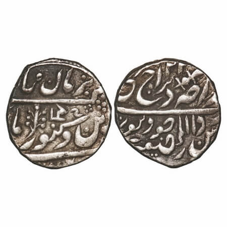 Jodhpur, Silver Rupee, 11.36g, Takhat Singh (AH 1259-1290, 1843-1873 AD), Dar ul Mansur Jo