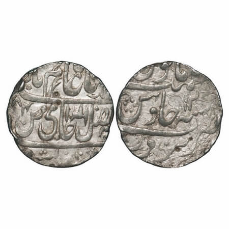 Narwar, Silver Rupee, 11.13g, Mahadji Rao (AH 1175-1209 / 1761-1794 AD), Narwar Mint, AH (