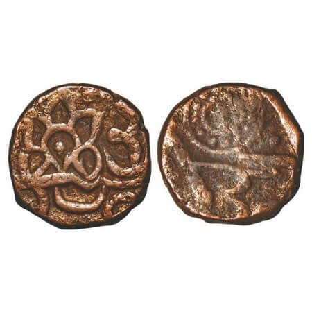 Ratlam, Copper Falus/Paisa, 9.33g, Anonymous Hammered Coinage, Raij Series, INO Shah Alam