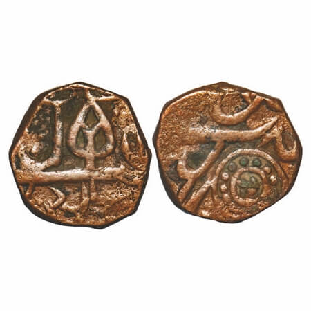 Ratlam, Copper Falus/Paisa, 9.41g, Anonymous Hammered Coinage, Raij Series, INO Shah Alam 