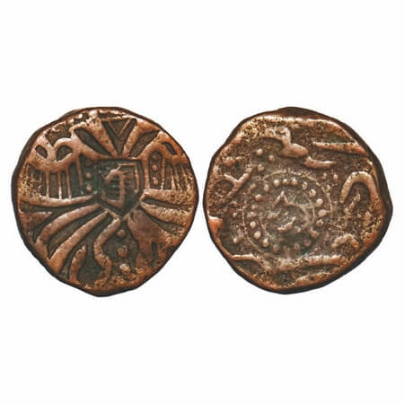 Ratlam, Copper Falus/Paisa, 10.26g, Anonymous Hammered Coinage, Raij Series, INO Shah Alam
