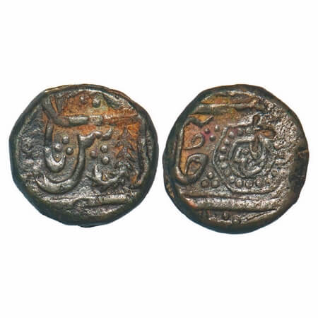 Ratlam, Copper Falus/Paisa, 12.95g, Anonymous Hammered Coinage, Raij Series, INO Shah Alam