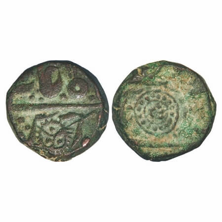 Ratlam, Copper Falus/Paisa, 13.35g, Anonymous Hammered Coinage, Raij Series, INO Shah Alam