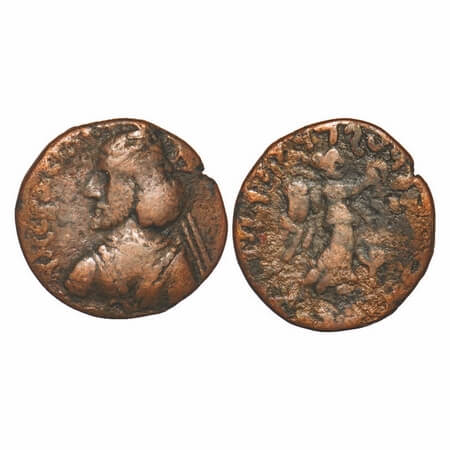 Indo-Parthian, Gondophares, Pakores (100-135 AD), Copper Tetradrachm, 8.03g, 23.20X24.63mm