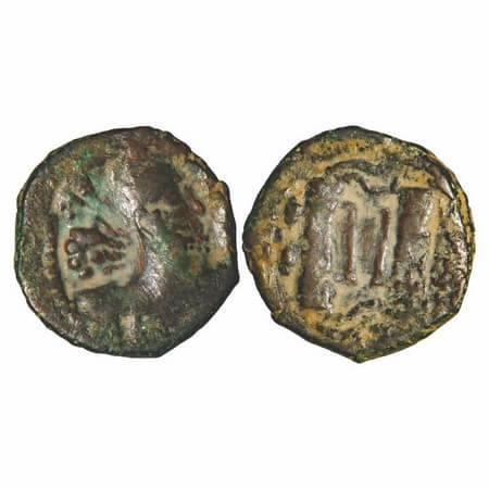 Kushano-Sasanians, Copper, 3.39, 18.04X17.48mm, 18.19X19.34mm, Obv: Sassanian style bust w