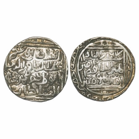 Delhi Sultanate, Silver Tanka, 10.85g, Ala al din Muhammad (AH 695-715 / 1296-1316 AD), Ha
