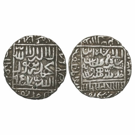 Dehli Sultanate, Silver Rupee, 10.93g, Islam Shah Suri (AH 952-960 / 1545-1552 AD), AH 957
