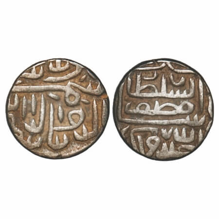 Gujarat Sultanate, Silver Tanka (64 rati standard), 7.11g, Shams Al Din Muzaffar II (AH 91