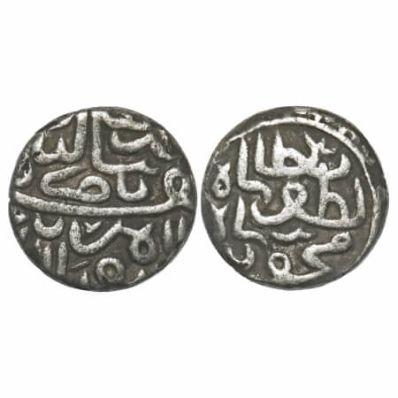 Gujarat Sultanate, Silver ½ Tanka, 3.18g, (64 rati standard), Nasir Al Din Mahmud III (AH 