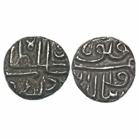 Gujarat Sultanate, Silver ½ Tanka, 3.28g, (64 rati standard), Nasir Al Din Mahmud III (AH 