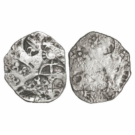 Punch Marked, Magadha Janapada, Silver Karshapana, 3.18g, 19.20x22.07mm, G/H Series I, Aur
