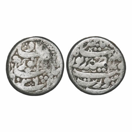 Jahangir with Noor Jahan Begum, Silver Rupee, 11.12g, Surat Mint, AH 1036/21 RY, Poetic Co