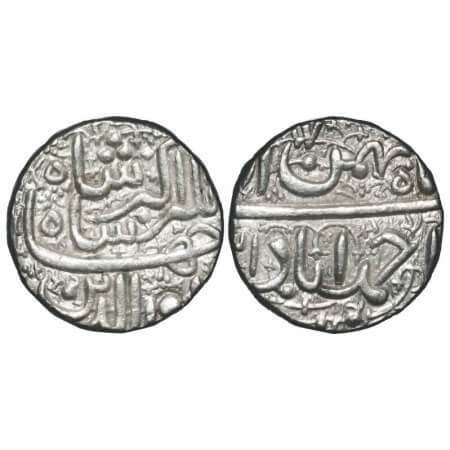 Jahangir, Silver Rupee, 11.43g, Ahmadabad Mint, Ilahi month 'Bahman', AH (10)21/7 RY. KM 1