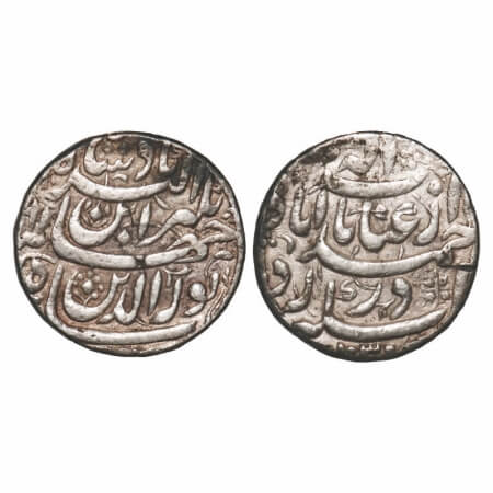 Jahangir, Silver Rupee, 11.36g, Ahmadabad Mint, AH 1035/21 RY, Inayat Couplet. KM 149.4 un