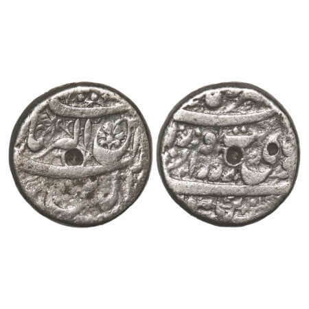 Jahangir, Silver Rupee, 11.09g, Burhanpur Mint, Poetic Couplet Sakht Noorani, AH 1014. KM 