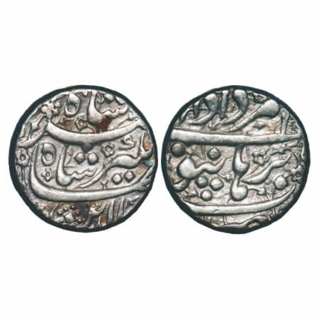 Jahangir, Silver Rupee, 11.37g, Burhanpur Mint, Ilahi month 'Amardad'. KM 145.5a, Unlisted