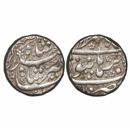 Jahangir, Silver Rupee, 11.44g, Burhanpur Mint, Ilahi month 'Mihr'. KM 145.5a, Unlisted ty