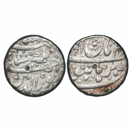 Jahangir, Silver Rupee, 11.34g, Burhanpur Mint, Ilahi month 'Aban'. KM 145.5a, Unlisted ty