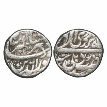 Jahangir, Silver Rupee, 11.34g, Delhi Mint, AH (10)31/17 RY, Month 'farwardin', flowers ad
