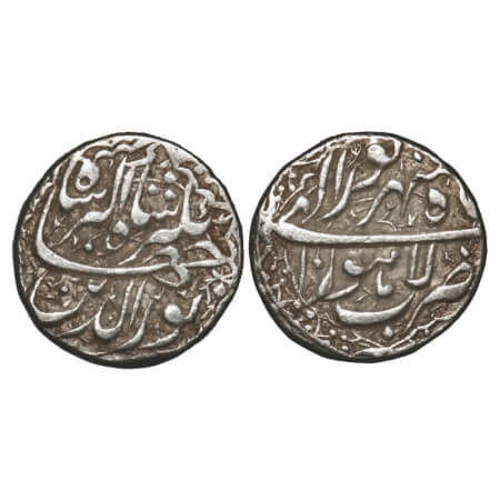 Jahangir, Silver Rupee, 11.36g, Lahore Mint, Ilahi month 'Sharewar', 10 RY, ornamental typ