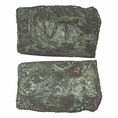 City State issue, Nandinagara (modern name Nadner MP), Narmada Valley, Copper Unit, 5.80g,