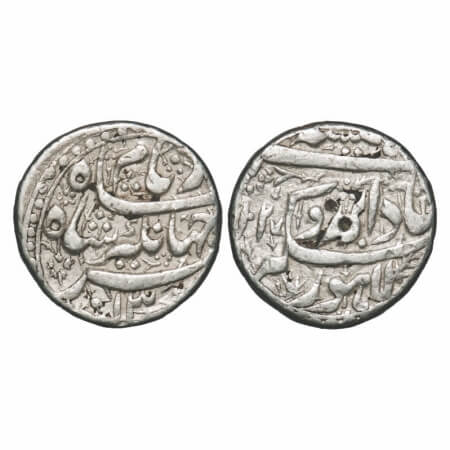 Jahangir, Silver Rupee, 11.35g, Lahore Mint, AH 1027/13 RY, Hamisha Couplet. KM 149.14. Ve