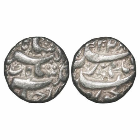Jahangir, Silver Rupee, 11.29g, Qandahar Mint, AH 1028/14 RY. KM 142.2. Very Fine, Scarce.