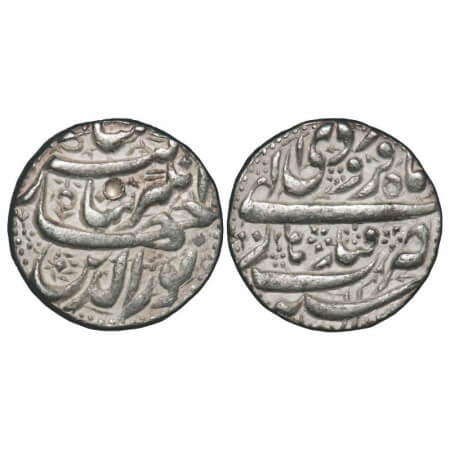 Jahangir, Silver Rupee, 11.40g, Qandahar Mint, Ilahi month 'Farwardin'/ Year 11. KM 145.13