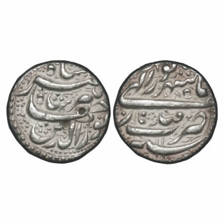 Jahangir, Silver Rupee, 11.38g, Qandahar Mint, Ilahi month 'Shahrewar'/ Year 11. KM 145.13