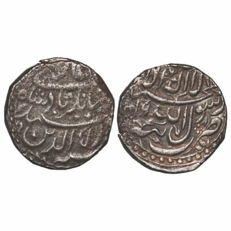 Jahangir, Silver Heavy Rupee, 13.43g, known as Jahangiri, Tatta Mint, AH 1019/5 RY. KM 152