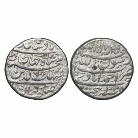 Shah Jahan I, Silver Rupee, 11.27g, Ahmadabad Mint, AH 1038/Ahad (1) RY. KM 224.1 type. Ve