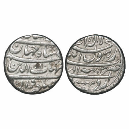 Shah Jahan I, Silver Rupee, 11.31g, Tatta Mint, AH 1050/13 RY on reverse, illahi month 'Ar