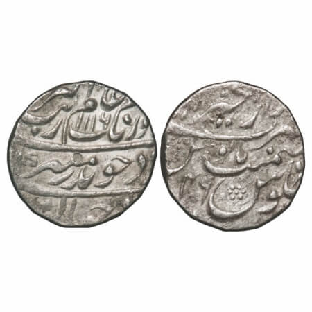 Aurangzeb, Silver Rupee, 11.32g, Dar ul Khair Ajmer Mint, AH 1116/49 RY. KM 300.5. Very Fi