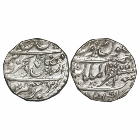 Farrukhsiyar, Silver Rupee, 11.41g, Mustaquir ul Mulk Akbarabad Mint, 2 RY. KM 377.5. Abou