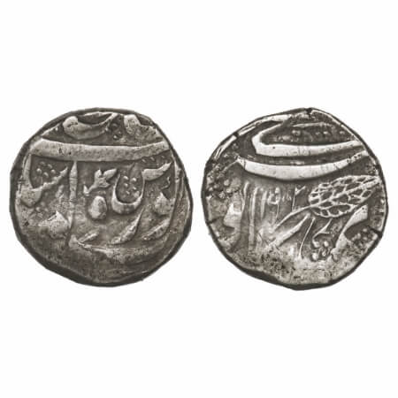 Sikh Empire, Silver Rupee, 10.00g, Dulip Singh (VS 1900-1906/1843-1849 AD), Kashmir Mint, 